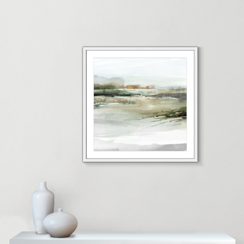 «Prologue II» par Isabelle Z, L 27,5 po x H 27,5 po, Imprimé mat, Blanc satiné