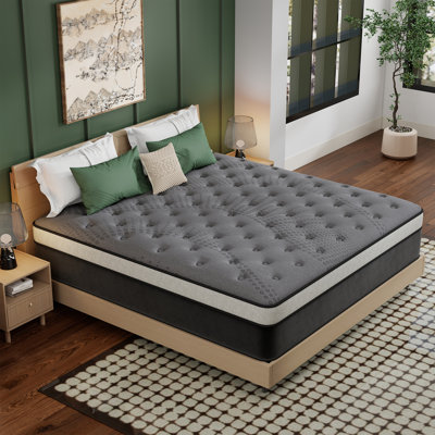 12"/14" Medium Memory Foam Mattress Pocket Spring Hybrid Mattress