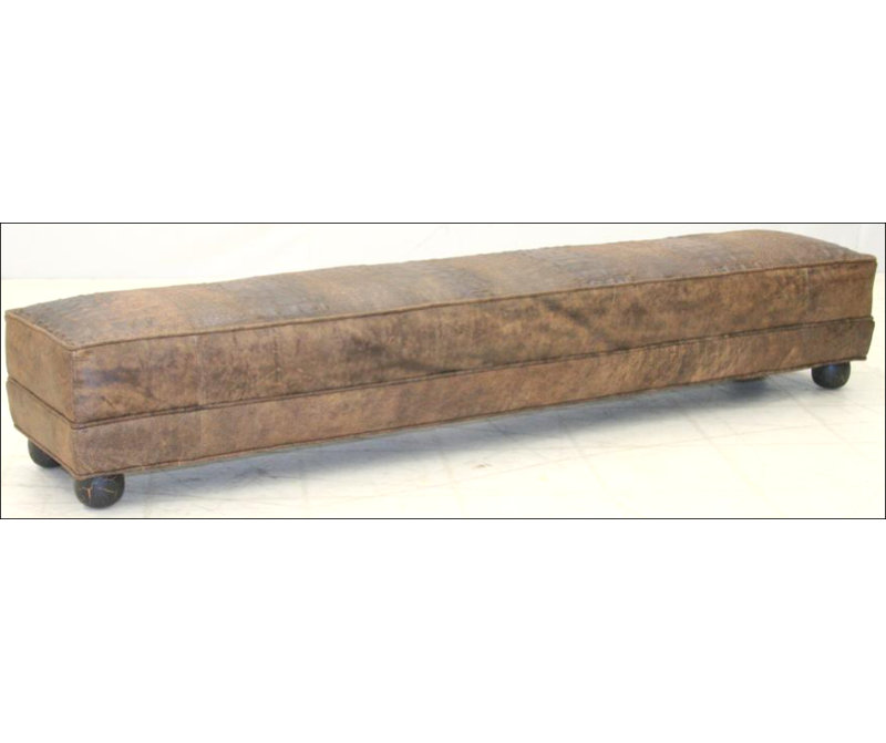 Leather Bench, Bristol 5410, French Dark Cherry