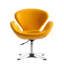 Fauteuil ballon pivotant rembourré en laine Raspberry-51336373