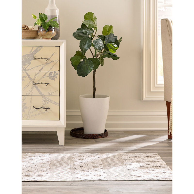 Jordalier Cotton Geometric Indoor Rug, Runner 2'3" x 8'
