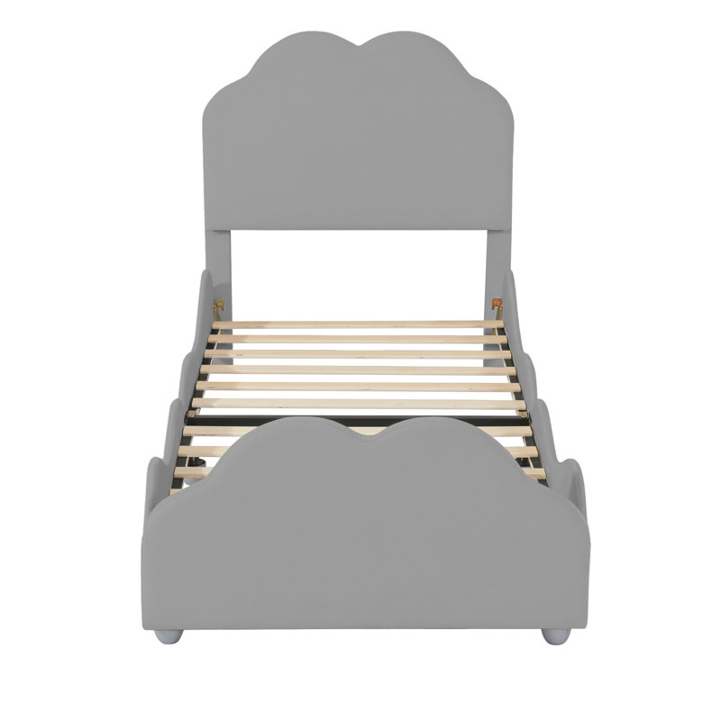 Glenarm Upholstered Bed, Grey
