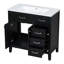 Meuble-lavabo 36 po avec lavabo et armoire de salle de bain-106912708