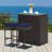 Cahmari 2 - Person Patio Dining Set with Rectangular Table , Cushions Included-1883545365