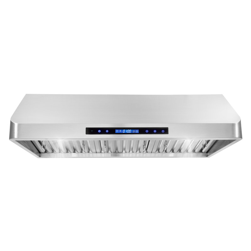 QS Series Cosmo 36 in. Haven Collection Ducted Under Cabinet Range Hood, Touch Controls, LED Lights, Stainless Steel
