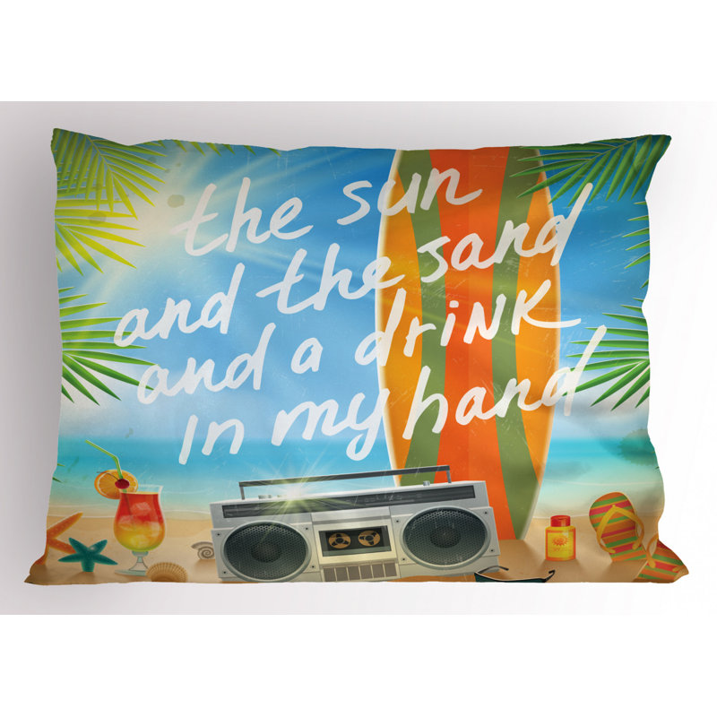 Sun Polyester Sham Set, Twin