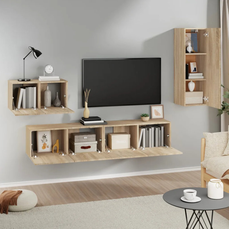 Siegfried TV Stand, Sonoma Oak, 160cm