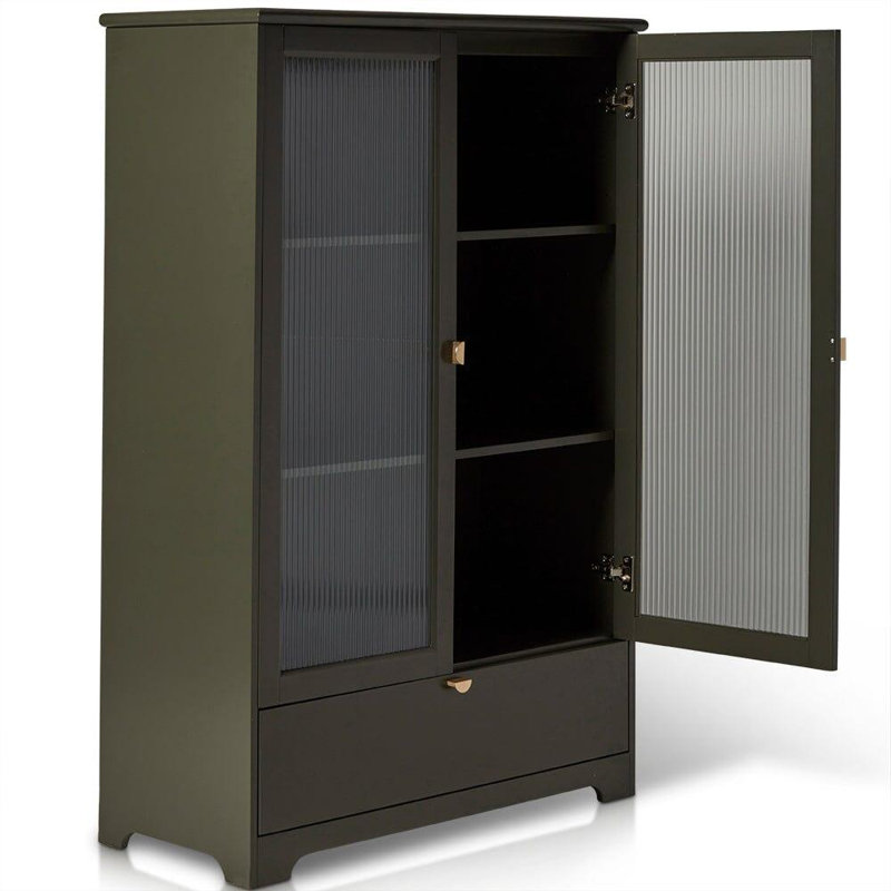 Casen Kitchen Cabinet Set, Green