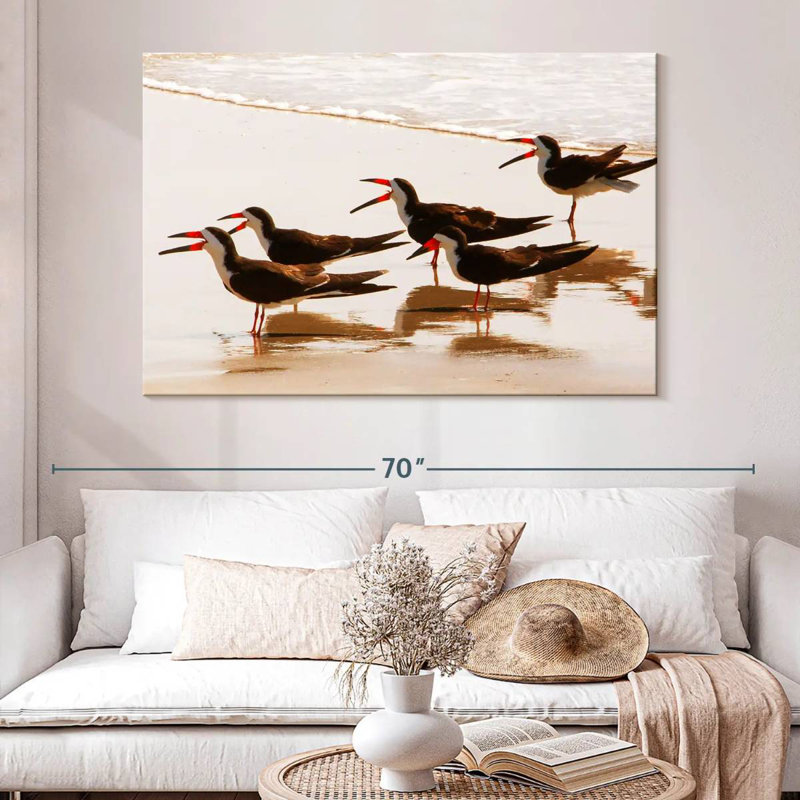 A Few Skimmers II, 34" H x 51" W