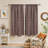 Boho Block Print Rod Pocket Curtain Red Floral Linen Window Drapes for Living Room – Shillong-876932870