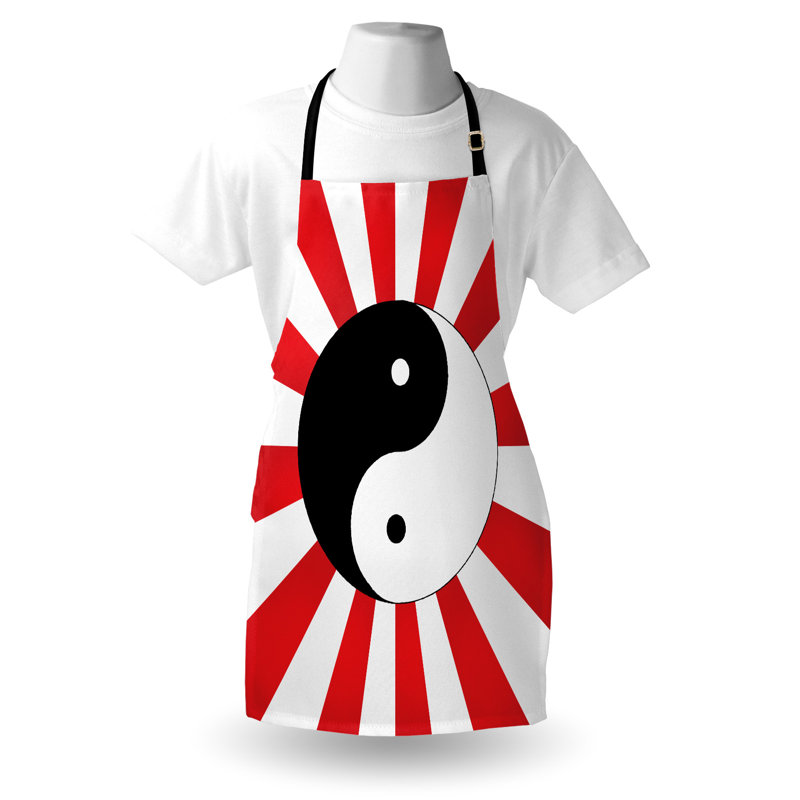 No Pattern Bib Apron