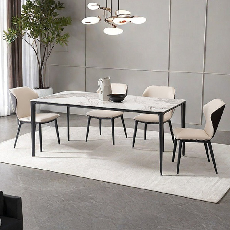 Table de salle à manger Modern, H 29,14 po x L 70,87 po x l 31,5 po