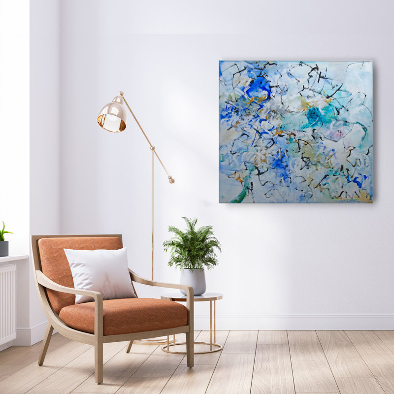 One of a Kind ArtOriginal Untitled I by  - Wrapped Canvas Painting