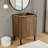 24'' &30'' &36 '' Shaker Style Bathroom Vanity Base Only, Freestanding Or Wall-Mounted With Double Doors & Adjustable Shelf - Soft-Close & Vertical Line Design (Sink Not Included)-2016481830-2016481827