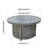 Sunbeam Boa Aluminum Propane/natural Gas Fire Table