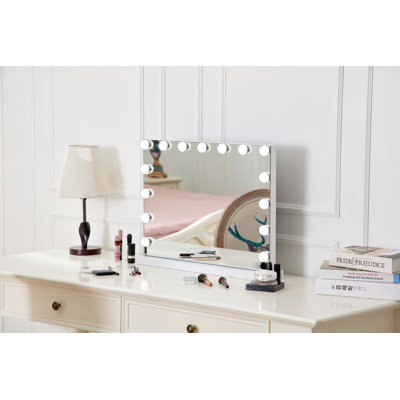 Miroir de maquillage / rasage Hollywood