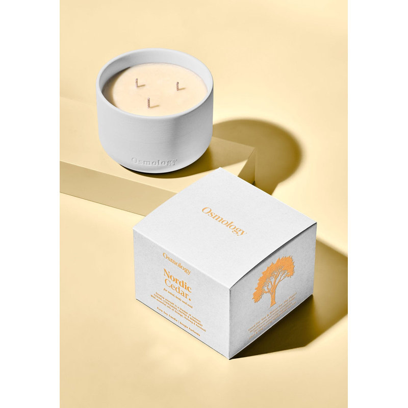 Nordic Cedar Scented Triple Wick Candle