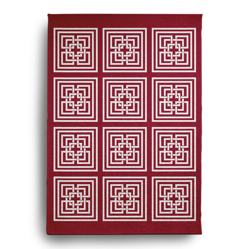 Chenille Indoor / Outdoor Rug, Rectangle 5' x 7'