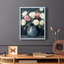 Série FLORAL DCxxiii - reproduction encadrée de qualité supérieure - prête à être accrochée - aucun clou requis-1945912604-1945912603