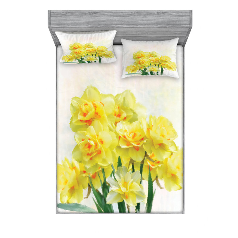 Microfiber Sheet Set, Full Sheet Set with Fitted Sheet