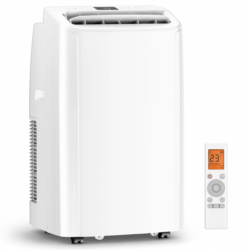 Climatiseur portatif 4 en 1 Electactic, 12 000/14 000 BTU, conception sans drainage et mode veille, 14000