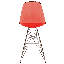 Tabouret de bar Juhani en acrylique moderne avec structure en acier chromé, tabouret fantôme sans dossier de 29,5 po de hauteur pour îlot de cuisine et table de pub, capacité de 300 lb robuste, siège en lucite transparent avec repose-pieds-1685343261
