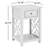 Coventry 36" Coffee End Table, Gray-582894282