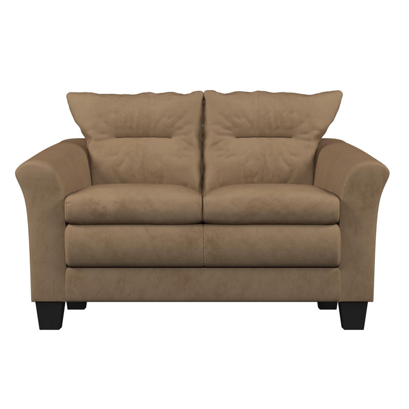 Minhal Upholstered 60'' Loveseat, Bulldozer Mocha