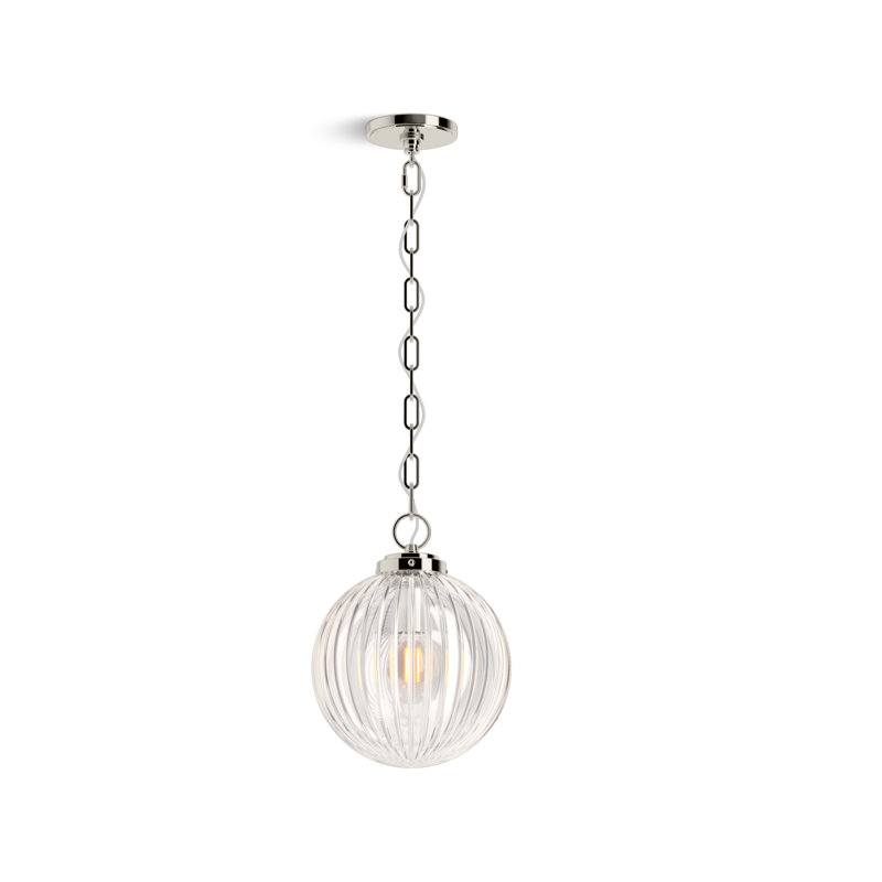 Embra By Studio McGee 10 in. Pendant, Polished Nickel