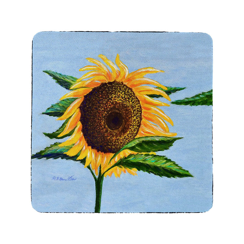Polyester Square 4 Piece Coaster Set