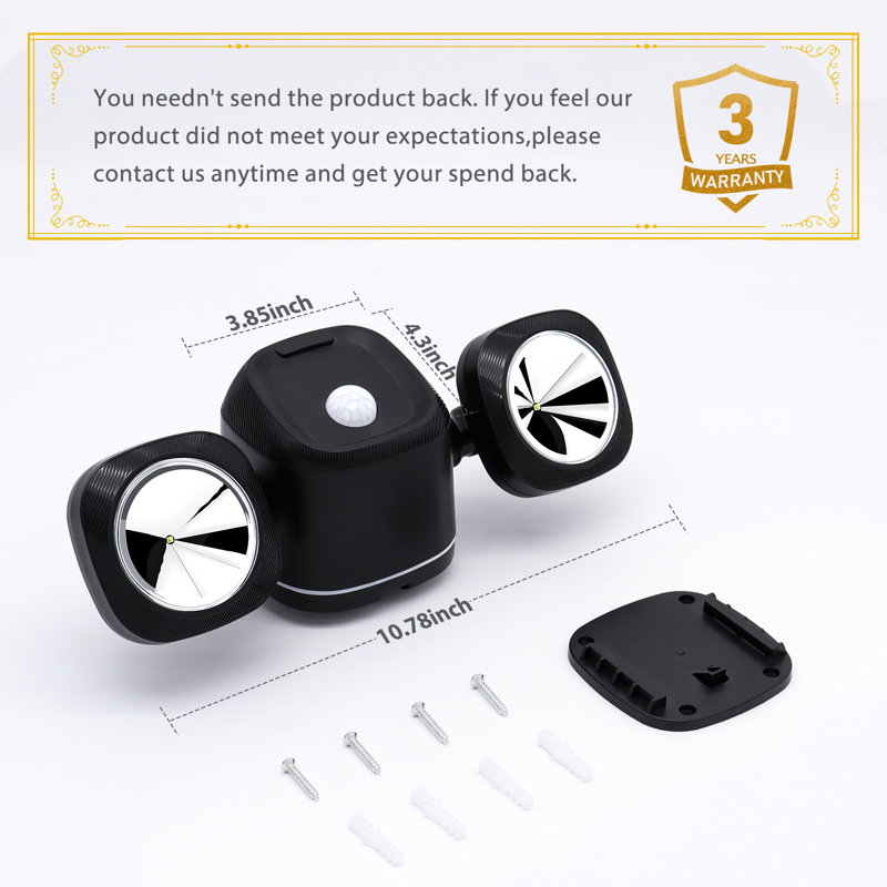 Battery Operated Motion Sensor Outdoor Lights Wireless Security Flood Lights Waterproof