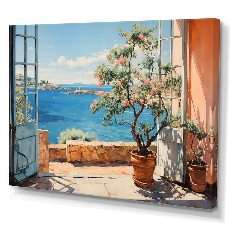 La Dolce Creativita Beachside II sur toile, H 24 po x l 32 po x P 1 po, Toile tendue