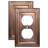 Architectural 1-Gang Duplex Outlet Standard Wall Plate-113025350-128261297