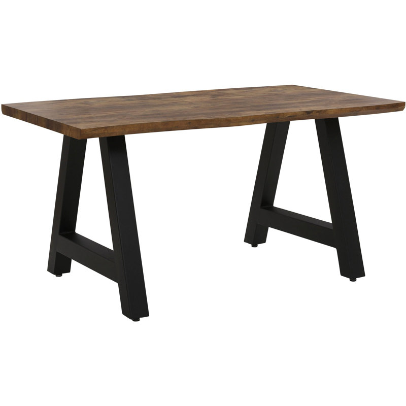 Yorba Linda Metal Base Dining Table, H77 x L160 x W90cm 