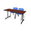 Table de formation en T Nick Nick, chaises empilables 2 M-32701884-32701889-32701890