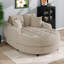 Canapé-lit surdimensionné surdimensionné, capitonné élégant moderne, canapé en chenille douce de 55 po avec coussins amovibles, fauteuil de lecture-1632793818
