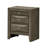 Elegant Gray Storage Nightstand