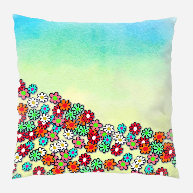 Housse de coussin Neema, Microsuède, Intérieur
