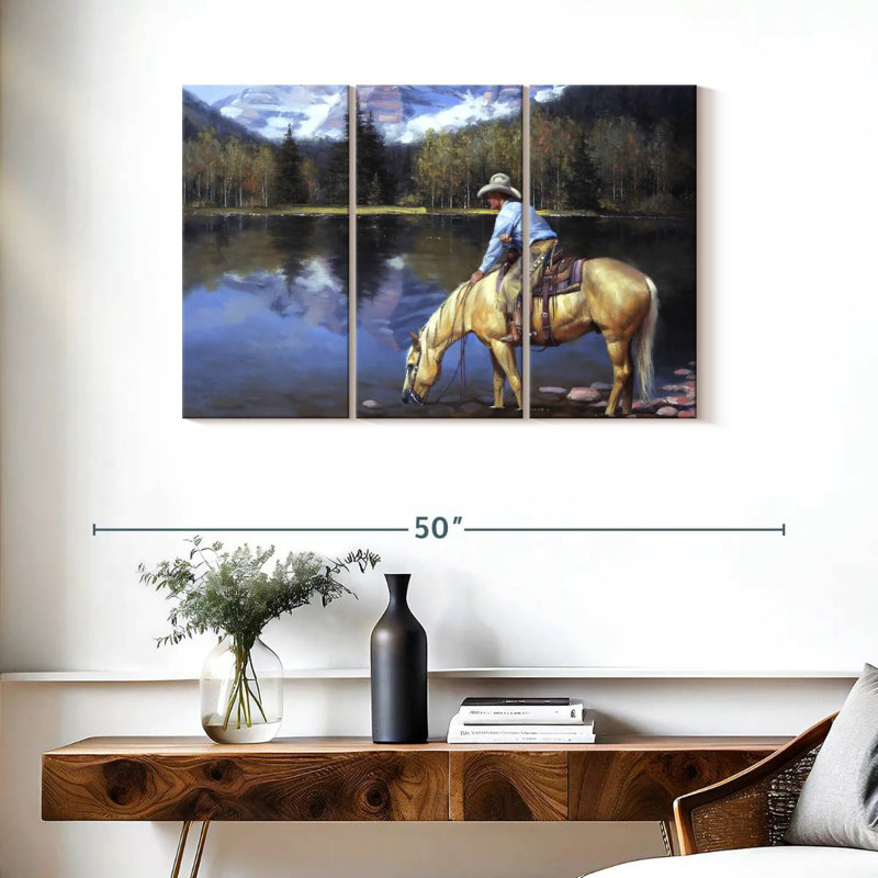Lelar Colorado Cowboy, 24" H x 38" W