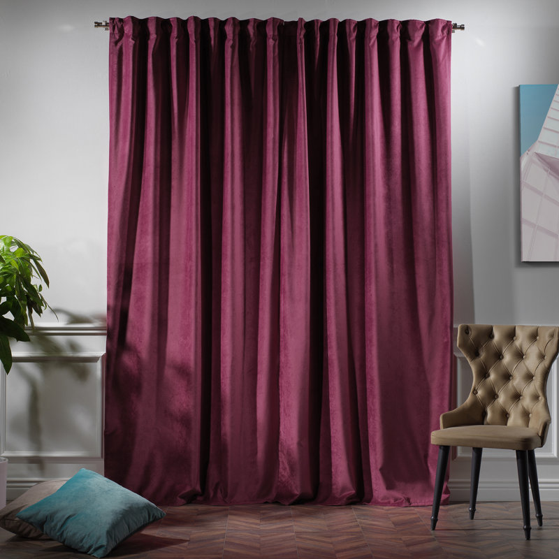 Decorative Double Panel in Matt, Extra Wide X Extra Long, L 52 po x L 120 po, 52 Rose