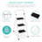 3 Step Ladder Folding Sturdy Lightweight Portable Step Stool