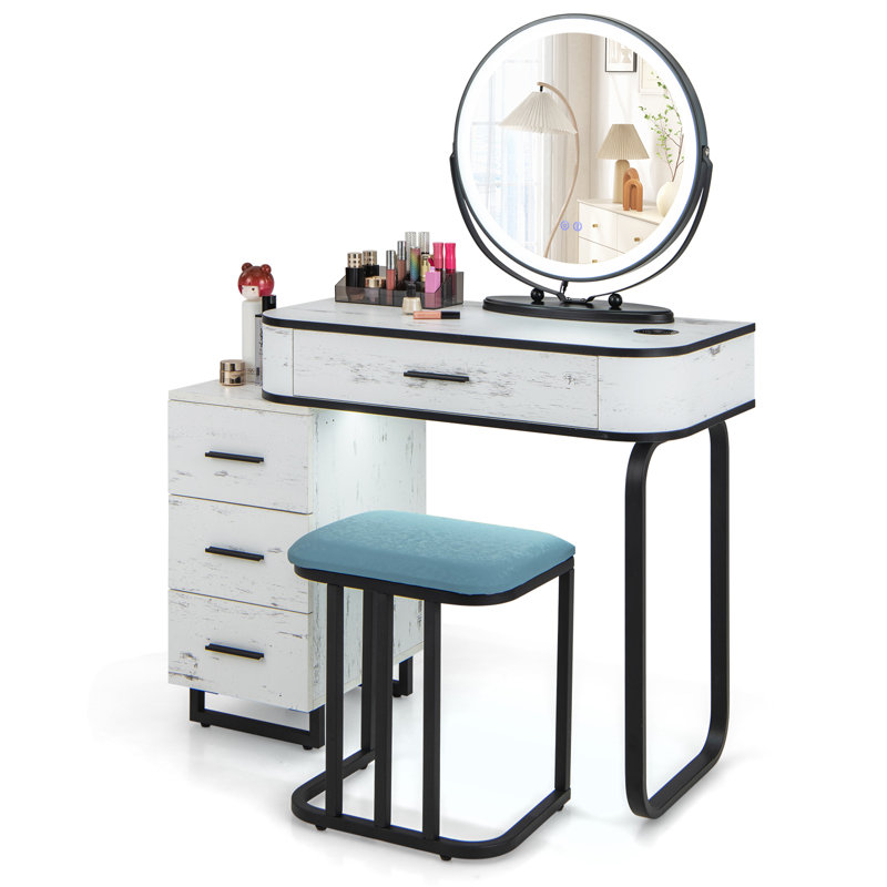 Briceton Dressing Table with Mirror