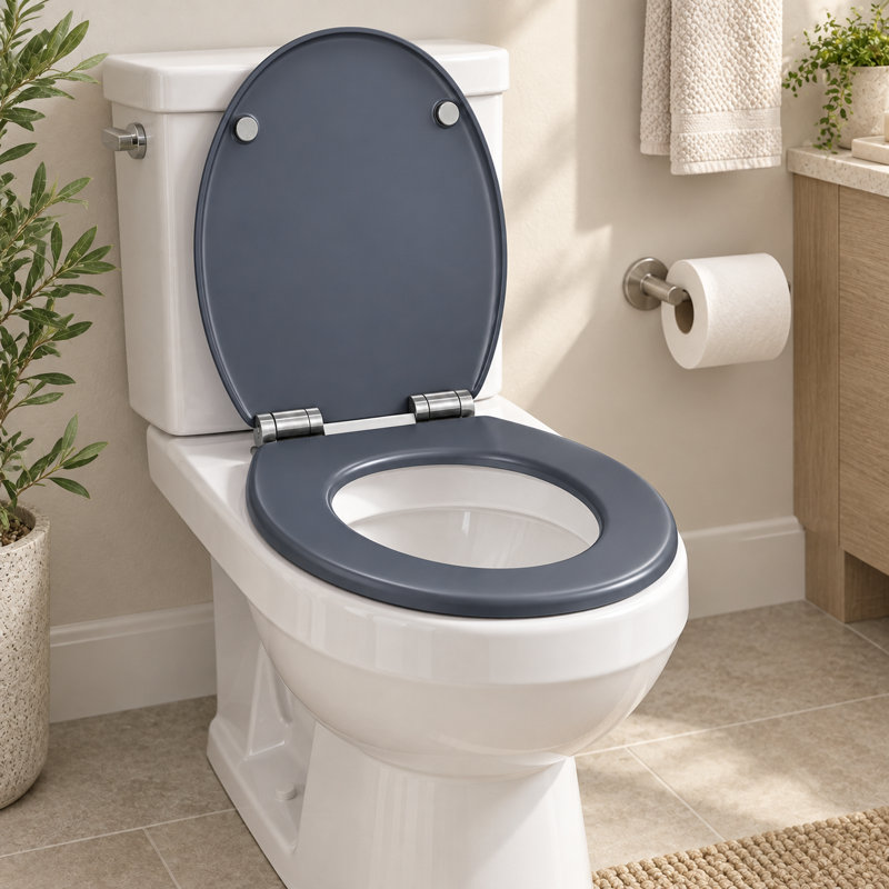  Soft Close Round Toilet Seat