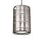 Luminaire suspendu cylindrique à 1 lumière DEL
