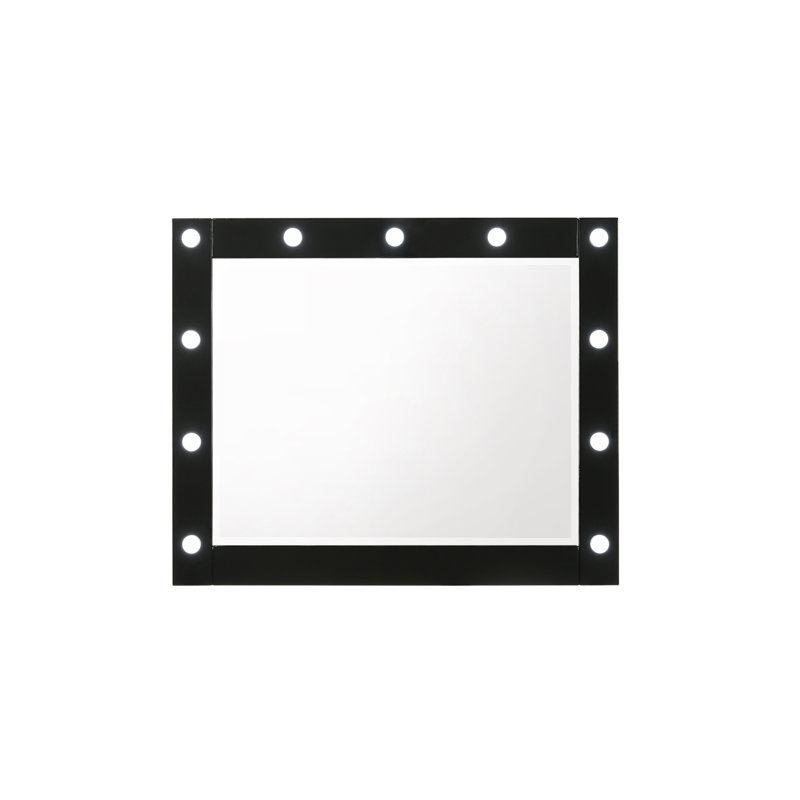 Miroir de salle de bain 1pc, Noir