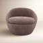 Fauteuil d'appoint pivotant rembourré Kate Eldin-566860582
