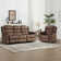 2 Piece Modern And Super Soft Microfiber Manual Reclining Living Room Set With Stylish Pattern