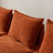 Armless Sofa Couch with Ottoman-890879476
