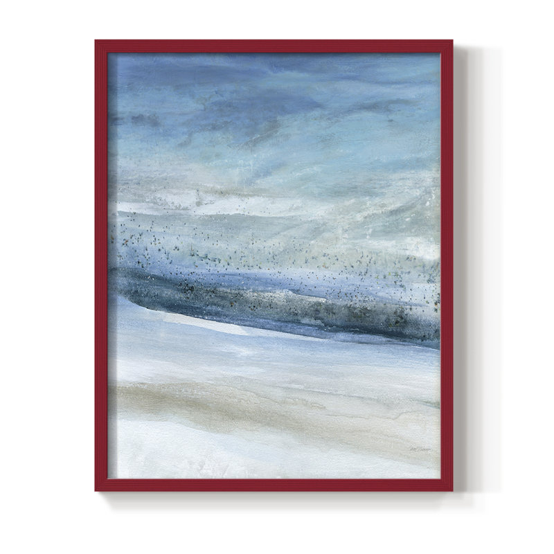 «Cobalt Rising Light», reproduction encadrée - bois massif, H 30 po x l 24 po, Rouge