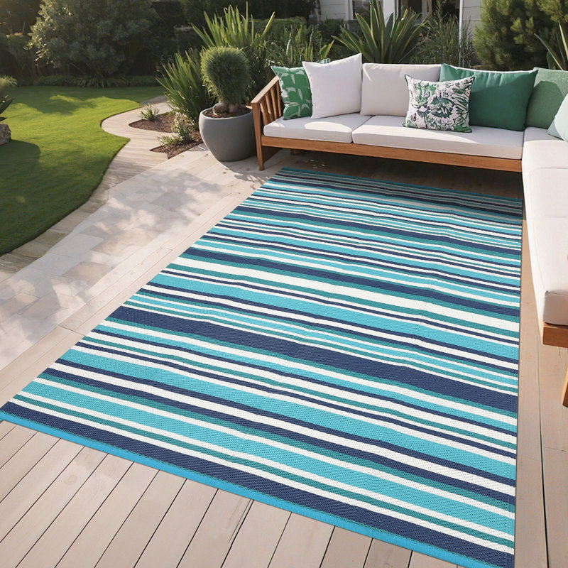 Area Rug, Blue, Rectangle 244 x 305 cm